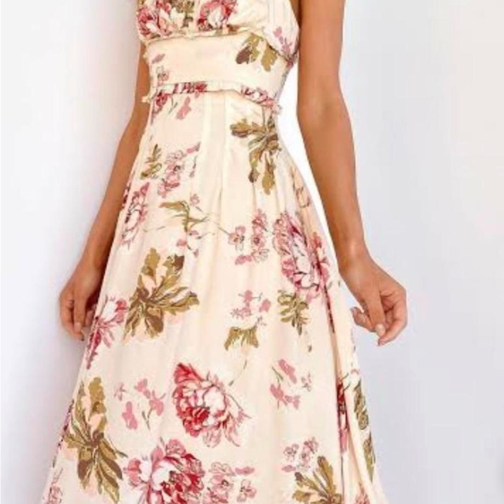 Floral Cream Dress